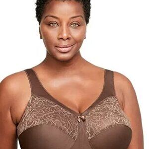 Glamorise Women's Magiclift Original Support Bra Wirefree #1000 Mocha 42D